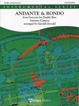 Illustration de Andante et rondo du Concerto pour contrebasse (tr. Oswald pour tuba et piano)