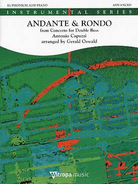 Illustration de Andante et rondo du Concerto pour contrebasse (tr. Oswald pour euphonium  et piano)