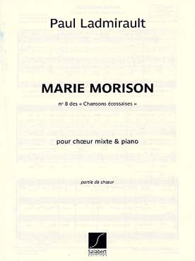 Illustration de Chansons écossaises pour chœur mixte et piano - N° 8 : Marie Morison
