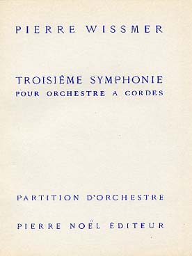 Illustration de Troisième symphonie pour orchestre à cordes