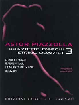 Illustration piazzolla string quartet vol. 3