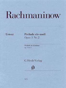 Illustration rachmaninov prelude op.  3/2 en do # min