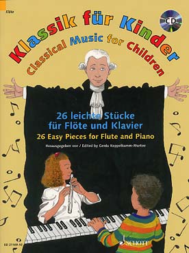 Illustration de KLASSIK FÜR KINDER : 26 pièces faciles avec accès audio