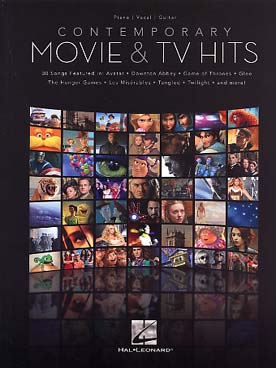 Illustration de CONTEMPORARY MOVIE & TV HITS (P/V/G)