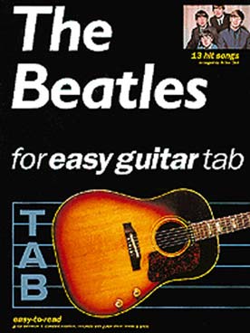 Illustration de For easy guitar tablature, 13 chansons de leurs succès arrangées en guitare tablature facile
