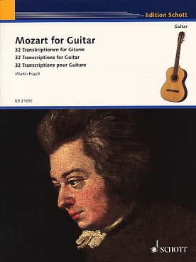 Illustration mozart for guitar 32 transcriptions