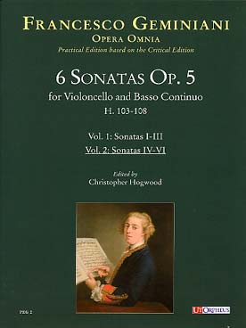 Illustration de 6 Sonates op. 5 pour violoncelle et basse continue - Vol. 2 : 4 à 6