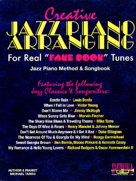 Illustration creative jazz piano arranging avec cd
