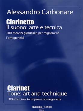 Illustration carbonare clarinetto il suono