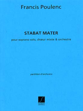 Illustration de Stabat mater pour soprano, chœur mixte à 5 voix et orchestre - Conducteur