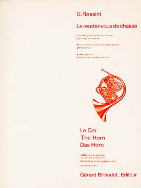 Illustration de Le Rendez-vous de chasse pour 4 cors et orchestre, réd. Leloir pour piano