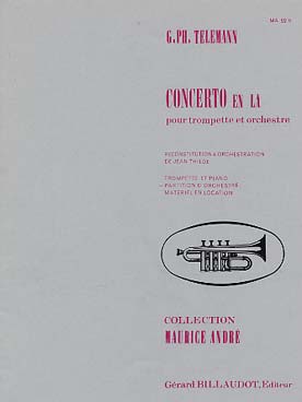 Illustration de Concerto en la M pour trompette et cordes