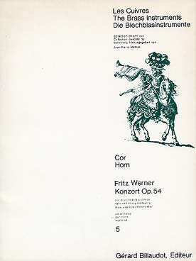 Illustration de Concerto op. 54 pour cor et cordes