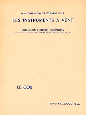 Illustration de Les CONTEMPORAINS écrivent pour les instruments à vent - Le Cor