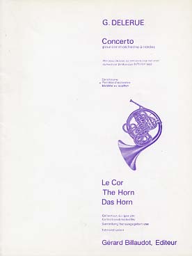 Illustration de Concerto pour cor et orchestre à cordes