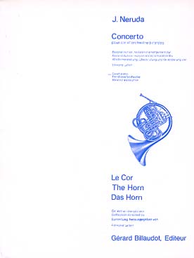Illustration de Concerto pour cor et orchestre à cordes réd. Leloir pour cor et piano
