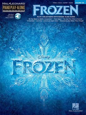 Illustration de PIANO PLAY ALONG SERIES avec audio - Vol.128 : Frozen (P/V/G)