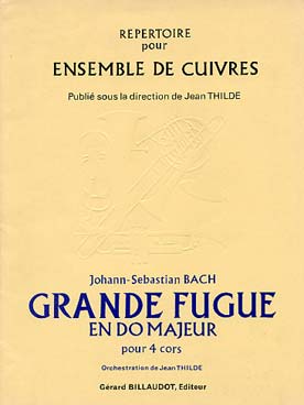 Illustration bach js grande fugue en do maj