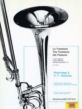 Illustration de Hommage à Verrimst, tr. trombone basse et piano par Goudenhooft