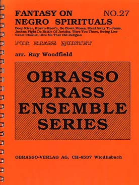 Illustration de FANTASY ON NEGRO SPIRITUALS pour 2 trompettes, cor, trombone et tuba