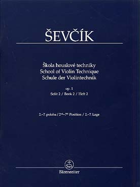 Illustration de Op. 1 : École de la technique du violon - Vol. 2 : 2e à 7e position