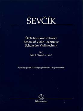 Illustration de Op. 1 : École de la technique du violon - Vol. 3 : changements de position