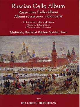 Illustration de RUSSIAN CELLO ALBUM : 7 pièces de Tchaïkovsky, Pachulski, Rebikov, Krein et Scriabine