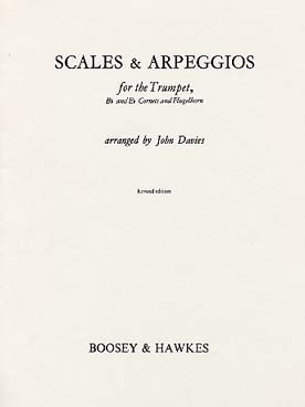 Illustration de SCALES & ARPEGGIOS pour trompette ou cornet (rév. Davies)