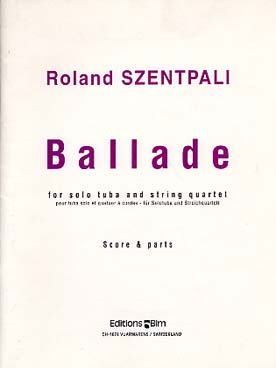 Illustration szentpali ballade pour tuba et quatuor