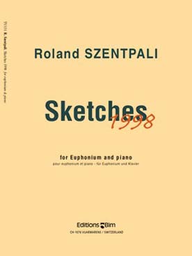 Illustration de Sketches 1998 pour euphonium et piano