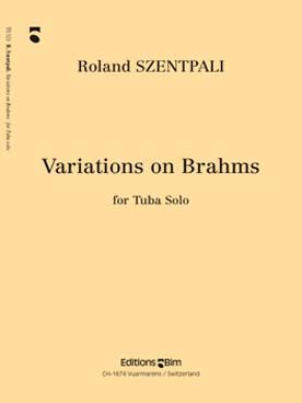Illustration de Variations on Brahms pour tuba solo