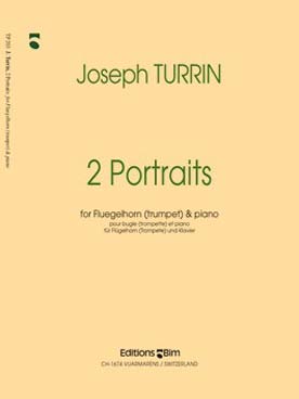 Illustration de 2 Portraits pour bugle (ou trompette) et piano
