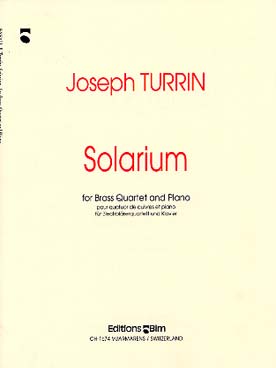 Illustration de Solarium pour quatuor de cuivres et piano