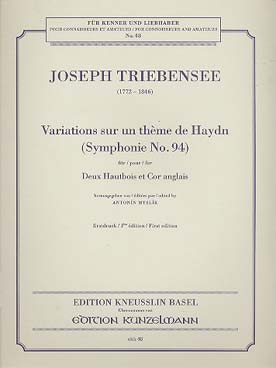 Illustration triebensee variations sur theme de haydn