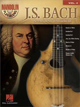 Illustration de Mandolin Play-Along Series - Vol. 4 : Bach