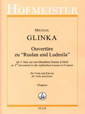 Illustration glinka ouverture de "ruslan und ludmila"