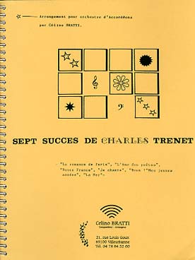 Illustration de 7 Succès de Charles Trénet pour ensemble d'accordéons