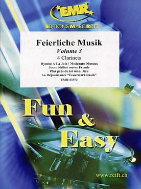 Illustration de FEIERLICHE MUSIK (tr. Michel/Naulais) avec piano/orgue et percussion ad lib. - Vol. 3