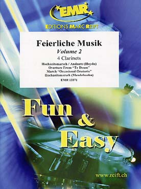 Illustration de FEIERLICHE MUSIK (tr. Michel/Naulais) avec piano/orgue et percussion ad lib. - Vol. 2