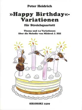 Illustration heidrich happy birthday variationnen