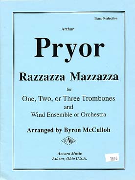 Illustration de Razzazza mazzazza pour 1, 2 ou 3 trombones et orchestre, réduction piano