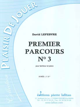 Illustration de Premier parcours N° 3 pour tambour et piano