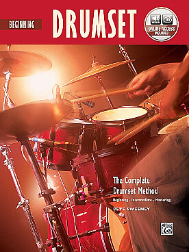 Illustration de COMPLETE DRUMSET METHOD : Beginning drumset avec CD