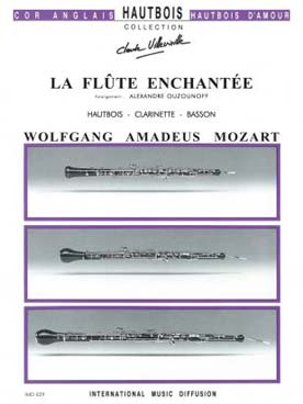 Illustration mozart flute enchantee (la),  extraits