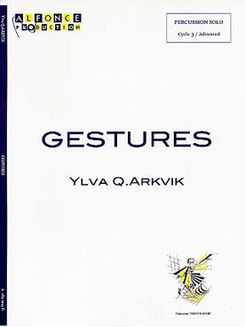 Illustration arkvik gestures pour percussion solo