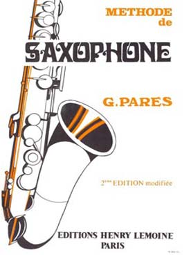 Illustration pares methode de saxophone