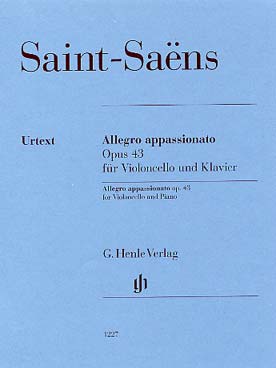 Illustration saint-saens allegro appassionato op. 43
