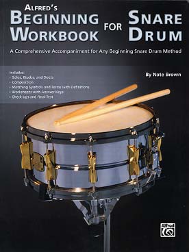 Illustration alfred beginning workbook snare drum