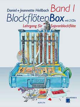 Illustration hellbach blockflotenbox soprano vol. 1