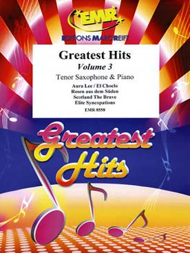 Illustration de GREATEST HITS SAXOPHONE TENOR - Vol. 3